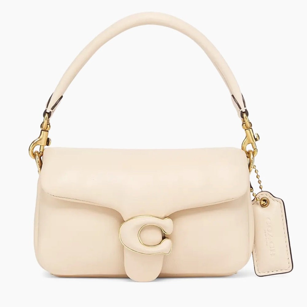 Coach Women's Leather Magnetic Closure Pillow Tabby Shoulder Bag